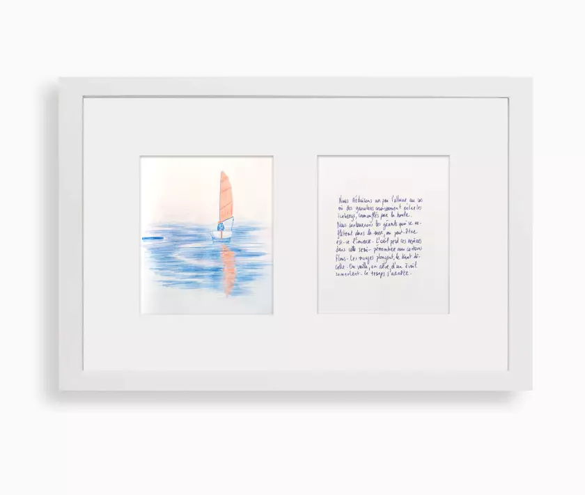 Claire Astigarraga - artiste plasticienne, sérigraphe, dessinatrice et navigatrice.